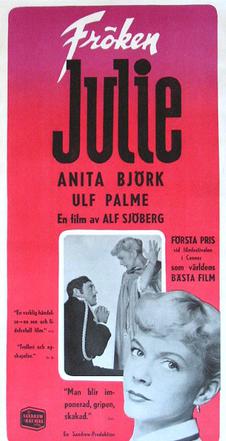 <i>Miss Julie</i> (1951 film) 1951 film by Alf Sjöberg