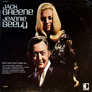 <i>Jack Greene, Jeannie Seely</i> 1970 studio album by Jack Greene and Jeannie Seely