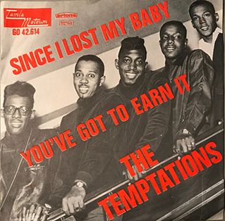 <span class="mw-page-title-main">Since I Lost My Baby</span> 1965 single by The Temptations