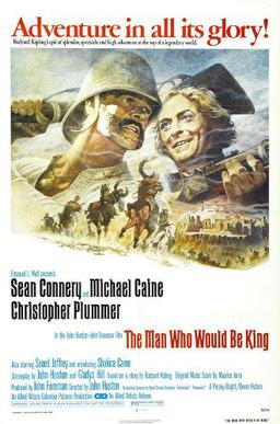 <i>The Man Who Would Be King</i> (film) 1975 film by John Huston