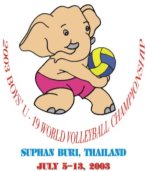 <span class="mw-page-title-main">2003 FIVB Volleyball Boys' U19 World Championship</span> Volleyball competition held in Thailand