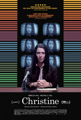 Resultado de imagen para Christine 2016 movie poster