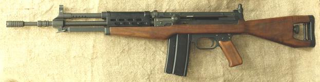 File:Madsen light automatic rifle LAR M-62, caliber 7.62 51 NATO, fixed butt.jpg