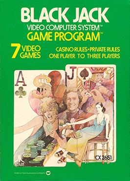 <i>Blackjack</i> (Atari 2600) 1977 video game