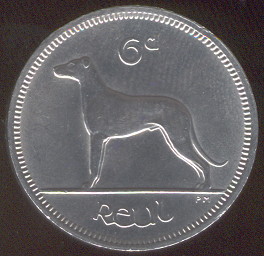 Sixpence (Irish coin) Irish coin