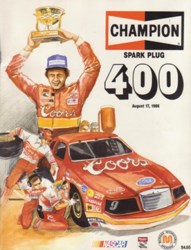 File:1986 Champion Spark Plug 400 program cover.png