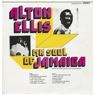 <i>Mr Soul of Jamaica</i> 1974 studio album by Alton Ellis