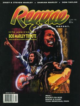 Bob Marley Tribute Issue - V13#04 1995 REGGAE REPORT VOL 13 NO. 4 1995 Bob Marley.jpg