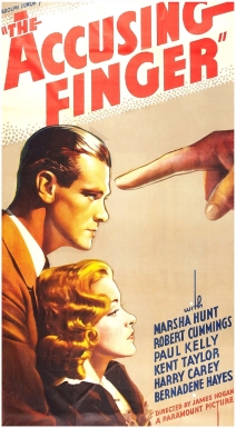 <i>The Accusing Finger</i> 1936 film by James P. Hogan