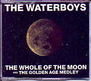 The popularity of "The Whole of the Moon" has created a market for unlicensed copies, such as the above compact disc. The Whole of the Moon Waterboys bootleg.jpg