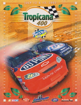 <span class="mw-page-title-main">2003 Tropicana 400</span> 18th race of the 2003 NASCAR Winston Cup Series