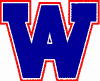 File:West Aurora HS blue with red logo.png