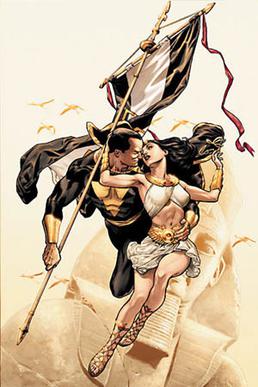 Artwork for the cover of 52 Week Twelve, the debut of the character as Isis within the main DC Comics continuity. Art by J. G. Jones.