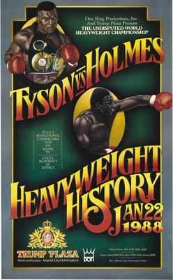 <span class="mw-page-title-main">Mike Tyson vs. Larry Holmes</span> Boxing competition