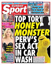 <i>Sunday Sport</i> British tabloid newspaper