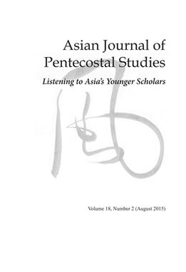 <i>Asian Journal of Pentecostal Studies</i> Philippine academic journal
