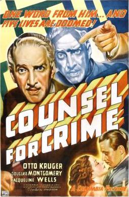 <i>Counsel for Crime</i> 1937 film by John Brahm