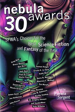 <i>Nebula Awards 30</i> 1996 anthology edited by Pamela Sargent