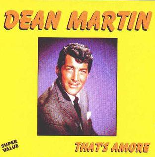 cover of Dean Martin Single Thats Amore copyright Capitol Records