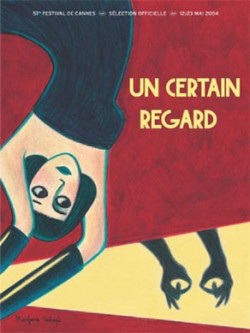 2004 Un Certain Regard poster adapted from Marjane Satrapi's illustration.[9]