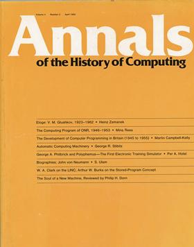 <i>IEEE Annals of the History of Computing</i> Academic journal
