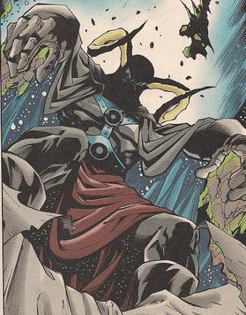 Oblivion, the sinister embodiment of Kyle Rayner's dark psyche. From Green Lantern: Circle of Fire #2 (October 2000). Art by Robert Teranishi.