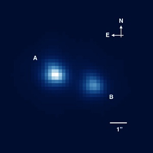 <span class="mw-page-title-main">EBLM J0555-57</span> Triple star system in the constellation Pictor