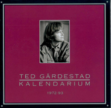 <i>Kalendarium 1972–93</i> Compilation album by Ted Gärdestad