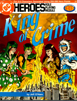 <i>King of Crime</i> Tabletop role-playing game supplement