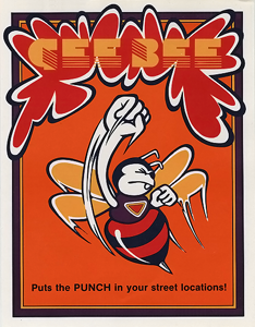 U.S. arcade flyer of Gee Bee.