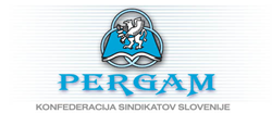 Konfederacija sindikatov Slovenije PERGAM (logo) .png