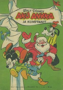 <i>Aku Ankka</i> Comics magazine in Finland