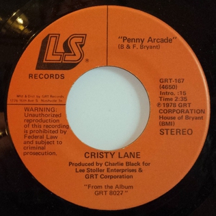 Penny Arcade (Cristy Lane song) 1978 single by Cristy Lane