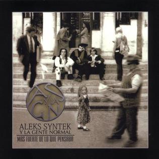 <i>Más Fuerte De Lo Que Pensaba</i> 1993 studio album by Aleks Syntek y La Gente Normal