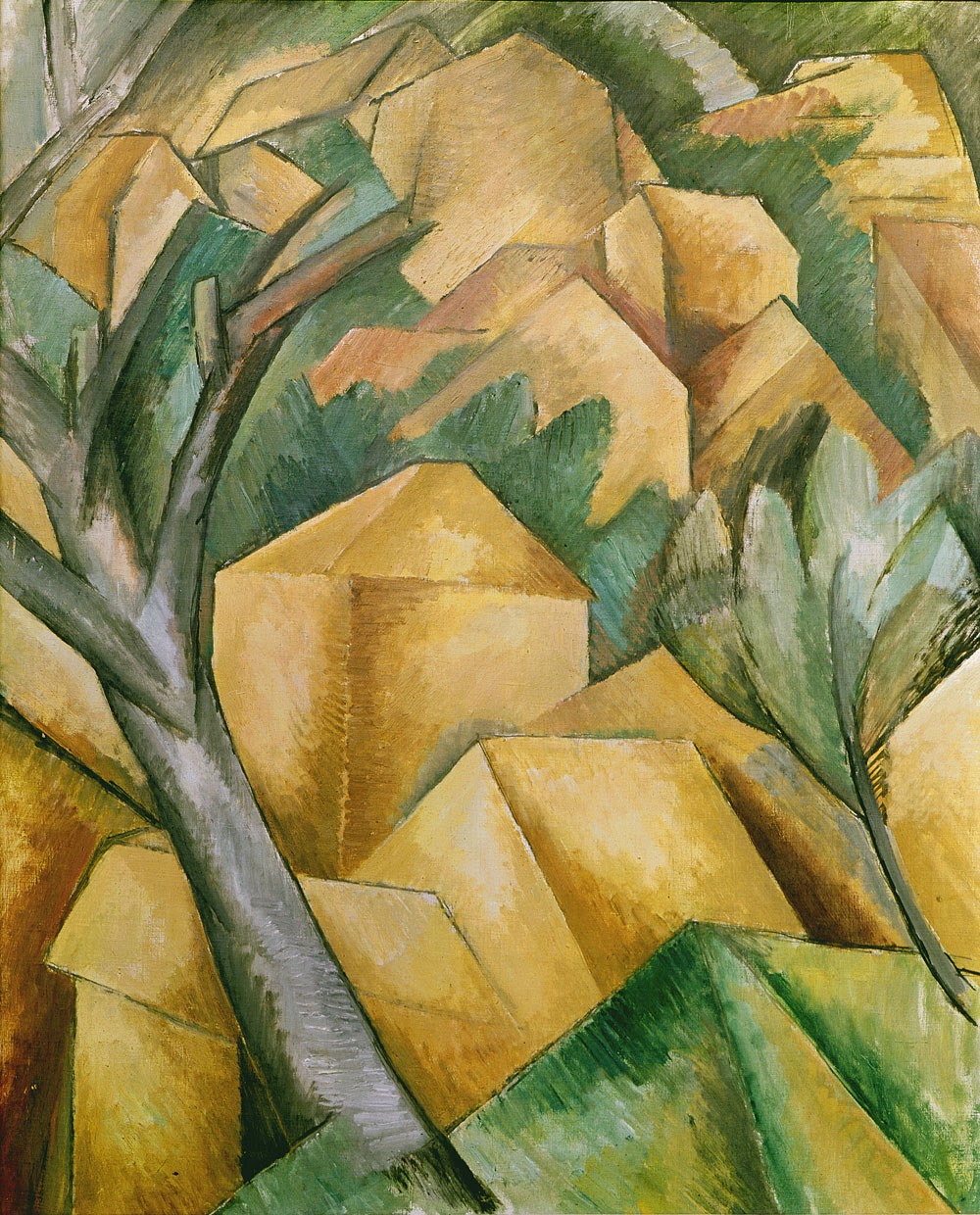 Dossier : Georges Braque, 1908, Maisons à l'Estaque (Maisons à L...