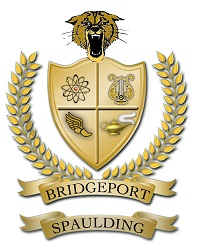 Bridgeport-Spaulding Komunitas Sekolah logo Kabupaten.png