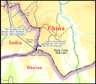 File:Chinese Map on India-China Doklam standoff.png