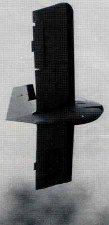 The XM-1 in its "D" configuration with the single central fin and rudder Marske XM-1D N5823N.jpg