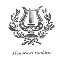 Официальный логотип Клуба любителей скрипичного ключа и книги.