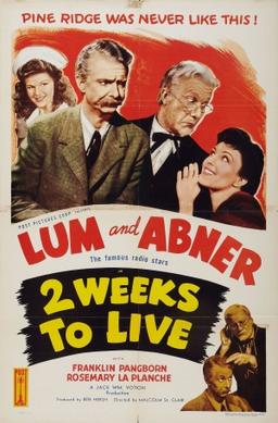 <i>Two Weeks to Live</i> 1943 film