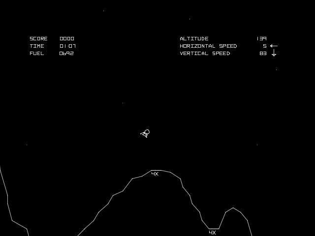 Atari's Lunar Lander, https://en.wikipedia.org/w/index.php?curid=998667