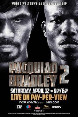 <span class="mw-page-title-main">Manny Pacquiao vs. Timothy Bradley II</span> Boxing competition