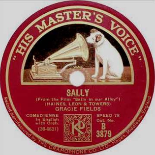 <span class="mw-page-title-main">Sally (Gracie Fields song)</span> 1931 song by Gracie Fields