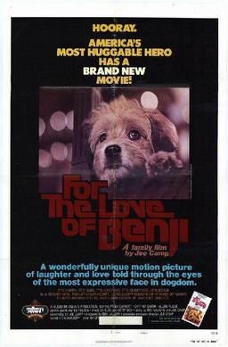 <i>For the Love of Benji</i> 1977 film by Joe Camp