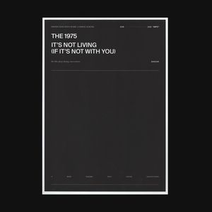 Its Not Living (If Its Not with You) 2018 song by the 1975