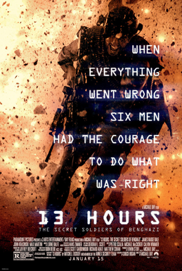 <i>13 Hours: The Secret Soldiers of Benghazi</i> 2016 biographical action-thriller film directed by Michael Bay