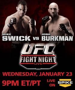 <span class="mw-page-title-main">UFC Fight Night: Swick vs. Burkman</span> UFC mixed martial arts event in 2008
