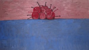 File:'Cherries III' by Philip Guston, Honolulu Museum of Art.JPG