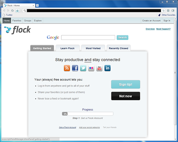 how screenshot page to a firefox web Flock (web  browser) Wikipedia