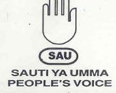 <span class="mw-page-title-main">Sauti ya Umma</span> Political party in Tanzania